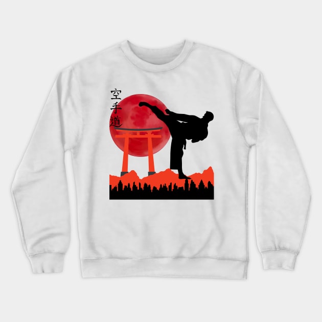 Karate/Taekwondo/MartialArts Crewneck Sweatshirt by Merchandise Mania